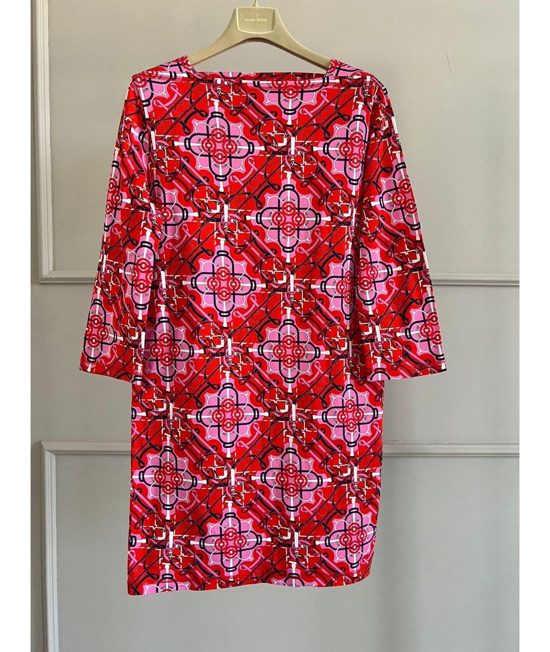 HERMES Красное повседневное платье, фото 7