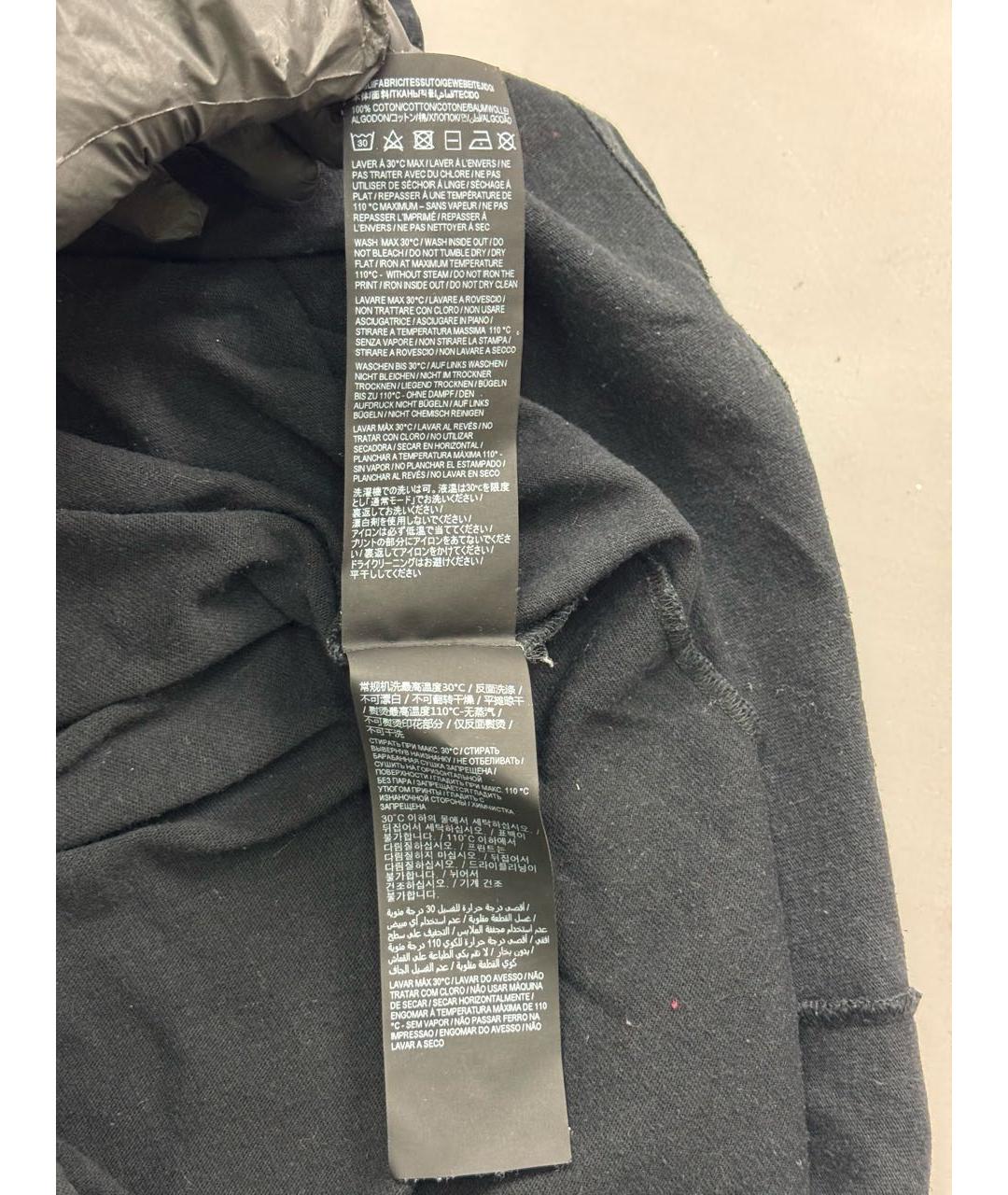 SAINT LAURENT Черная хлопковая футболка, фото 7