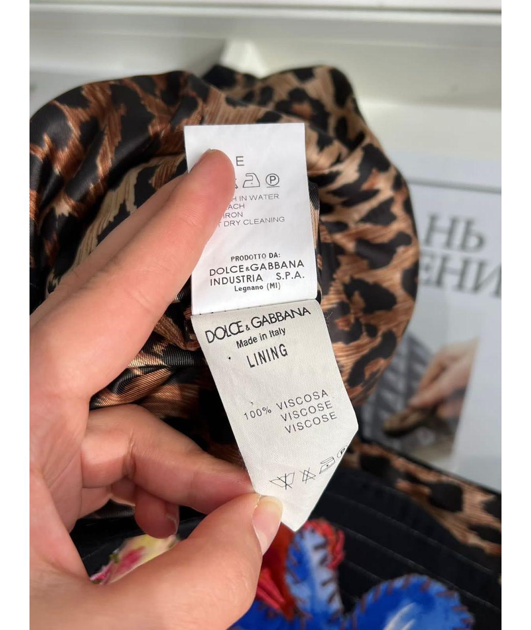 DOLCE&GABBANA Черный жилет, фото 6