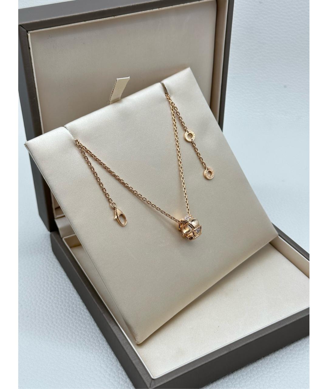 BVLGARI Золотое колье из розового золота, фото 2