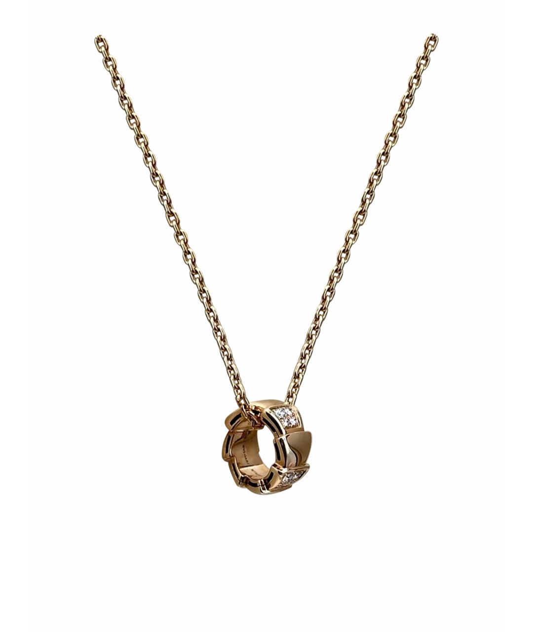 BVLGARI Золотое колье из розового золота, фото 1