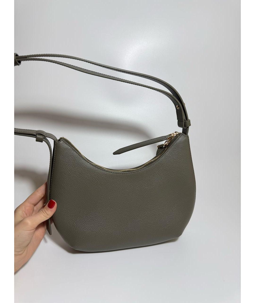 FURLA Зеленая кожаная сумка через плечо, фото 3