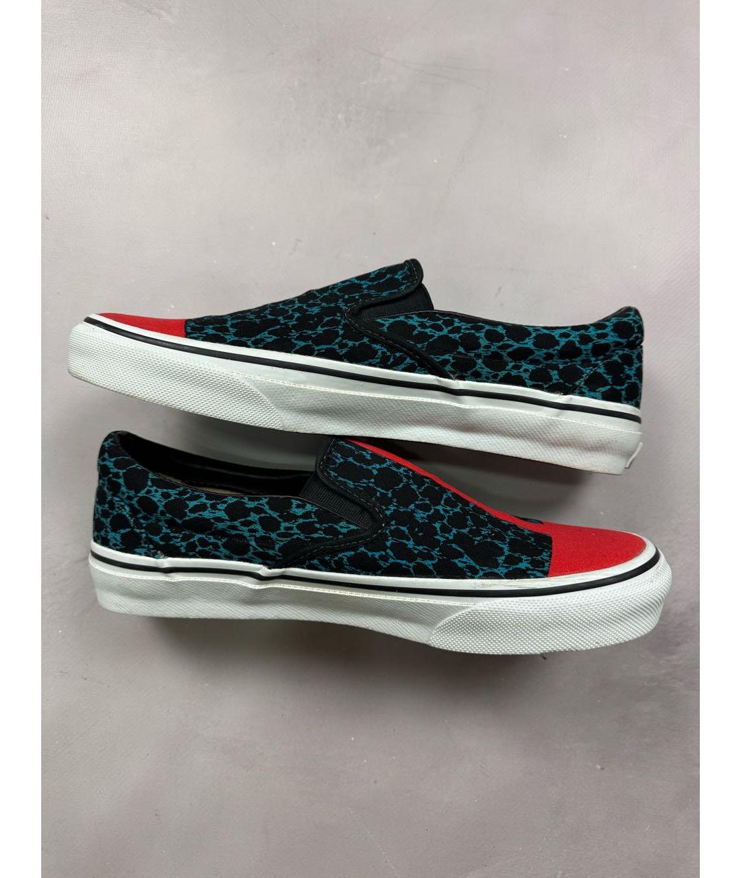 UNDERCOVER Черные текстильные слипоны, фото 9