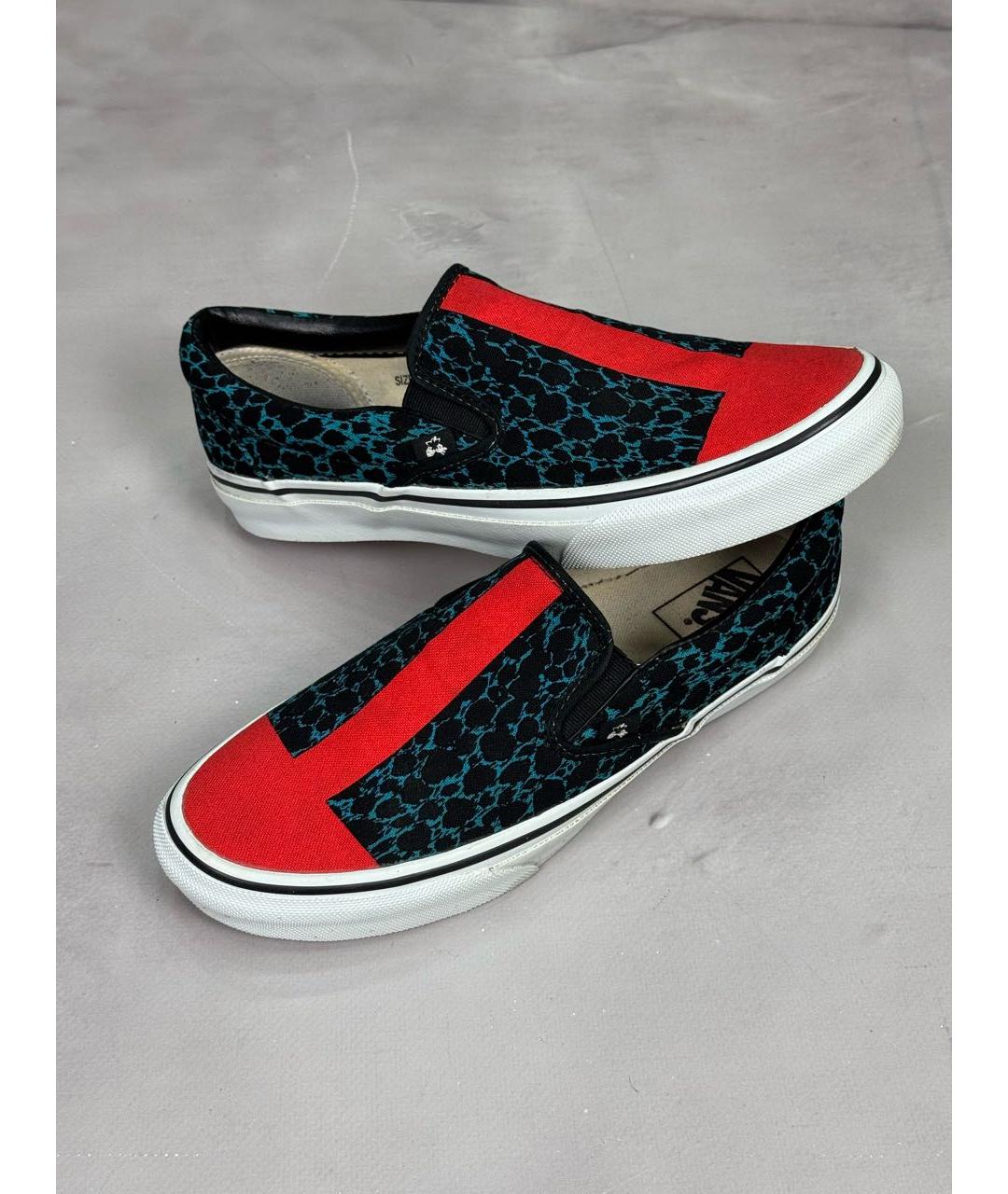 UNDERCOVER Черные текстильные слипоны, фото 2