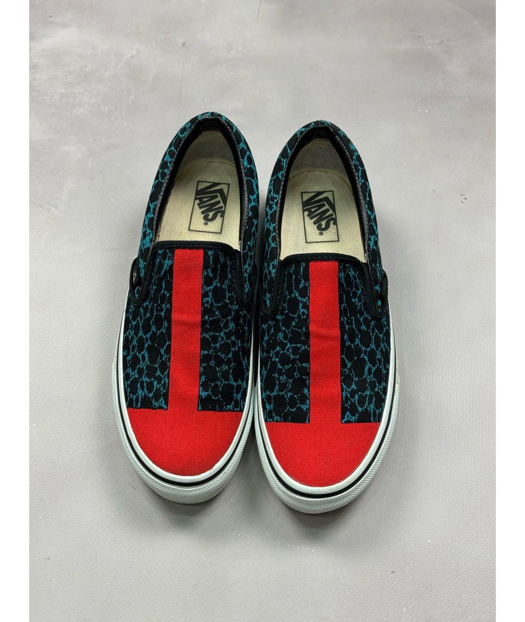 UNDERCOVER Черные текстильные слипоны, фото 3