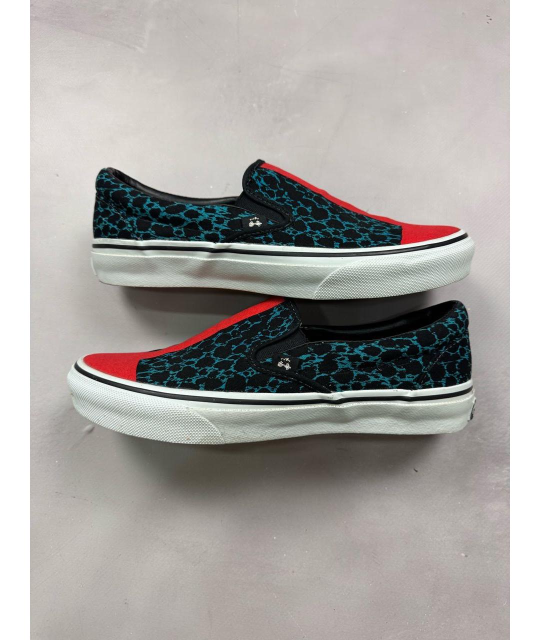 UNDERCOVER Черные текстильные слипоны, фото 5