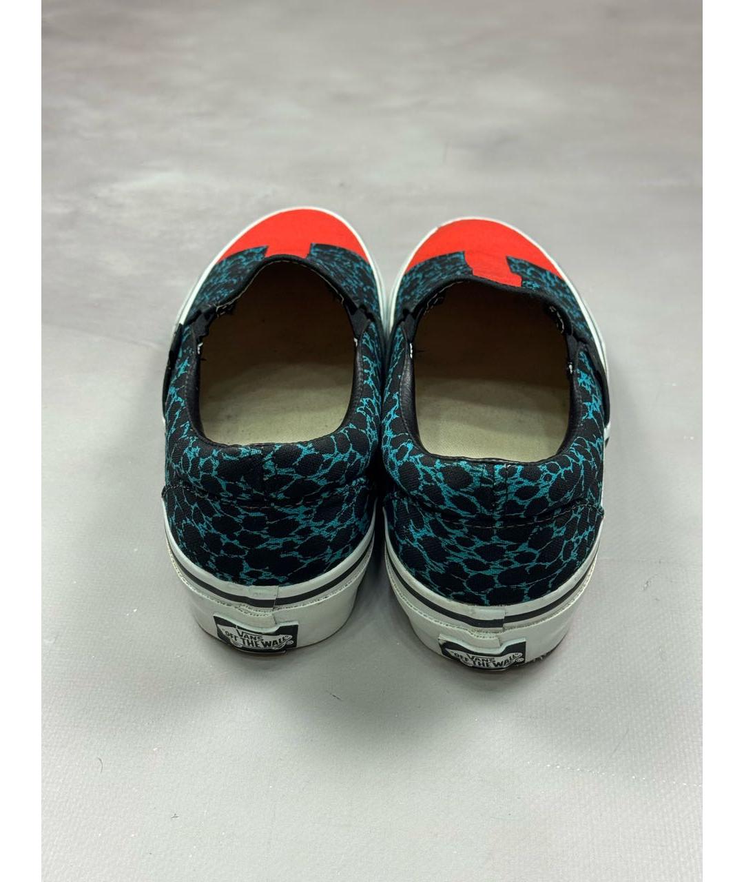 UNDERCOVER Черные текстильные слипоны, фото 4