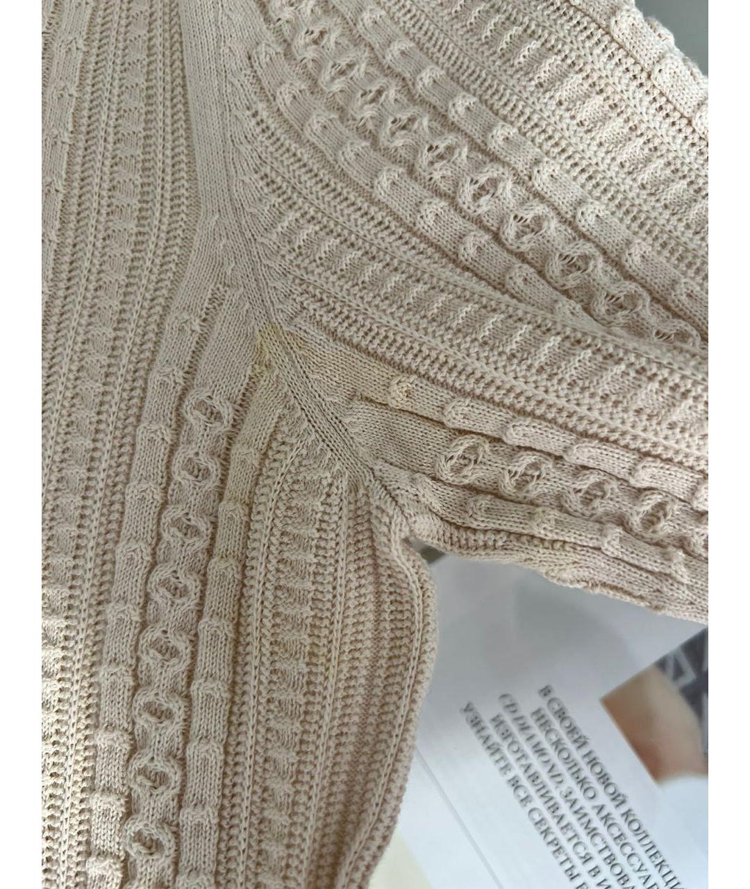 CHANEL Бежевый джемпер / свитер, фото 7