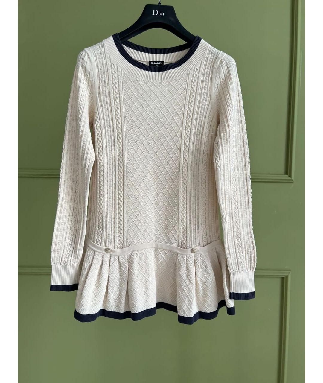 CHANEL Бежевый джемпер / свитер, фото 9