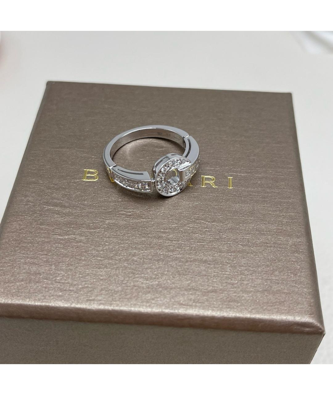 BVLGARI Серебряное кольцо из белого золота, фото 6