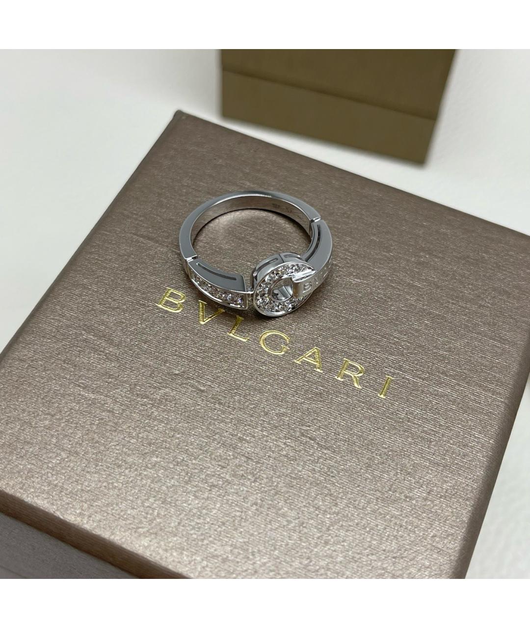 BVLGARI Серебряное кольцо из белого золота, фото 5