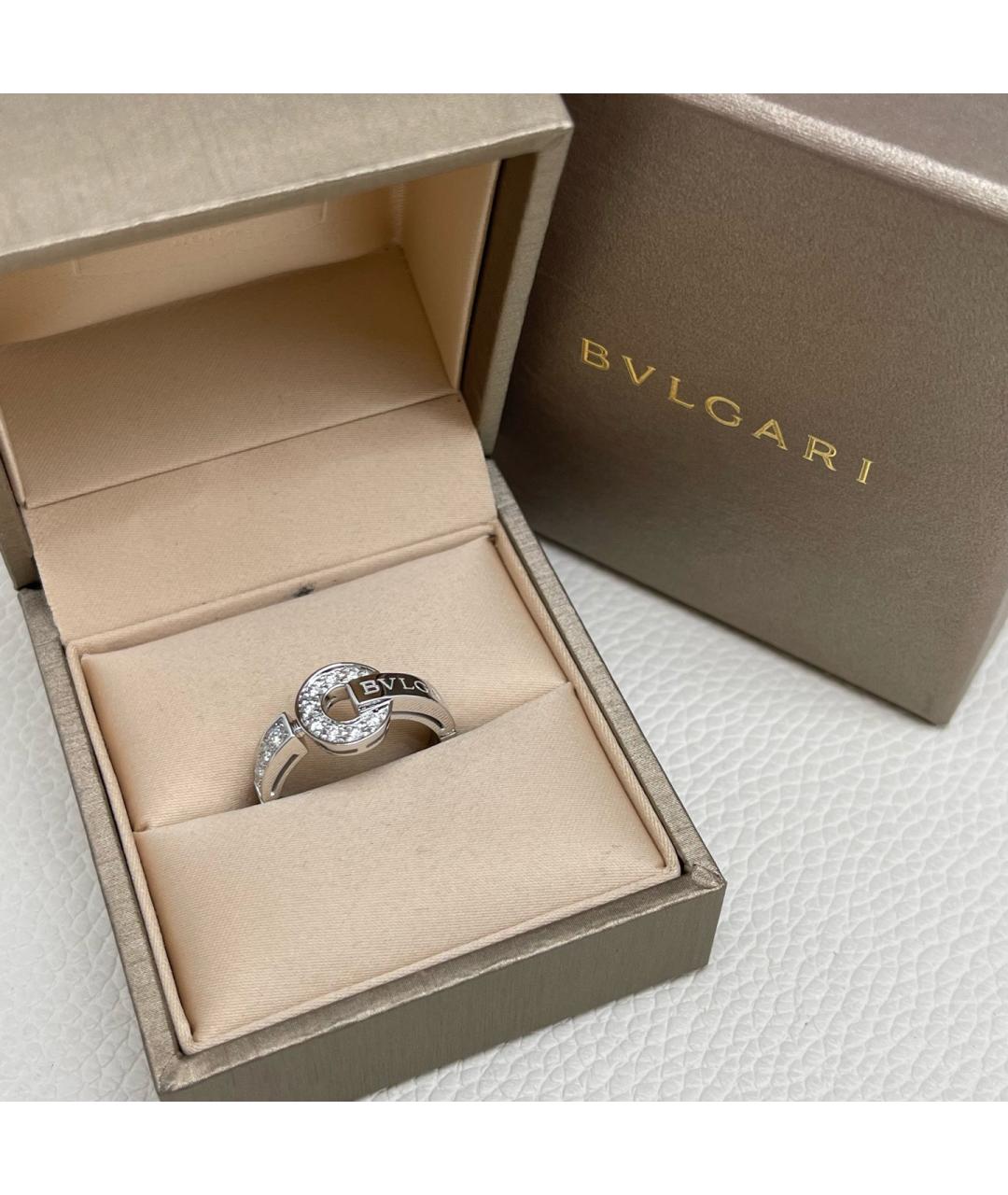 BVLGARI Серебряное кольцо из белого золота, фото 3