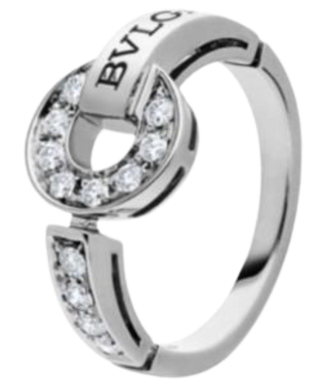 BVLGARI Серебряное кольцо из белого золота, фото 1