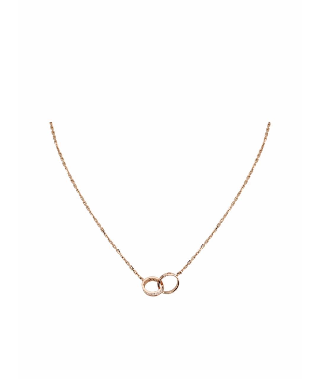 CARTIER Золотое колье из розового золота, фото 1