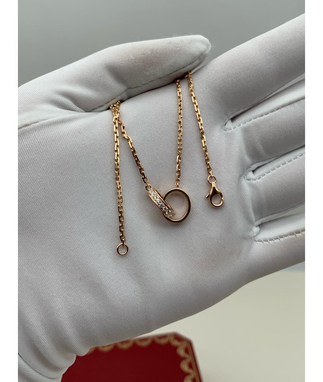 CARTIER Золотое колье из розового золота, фото 4