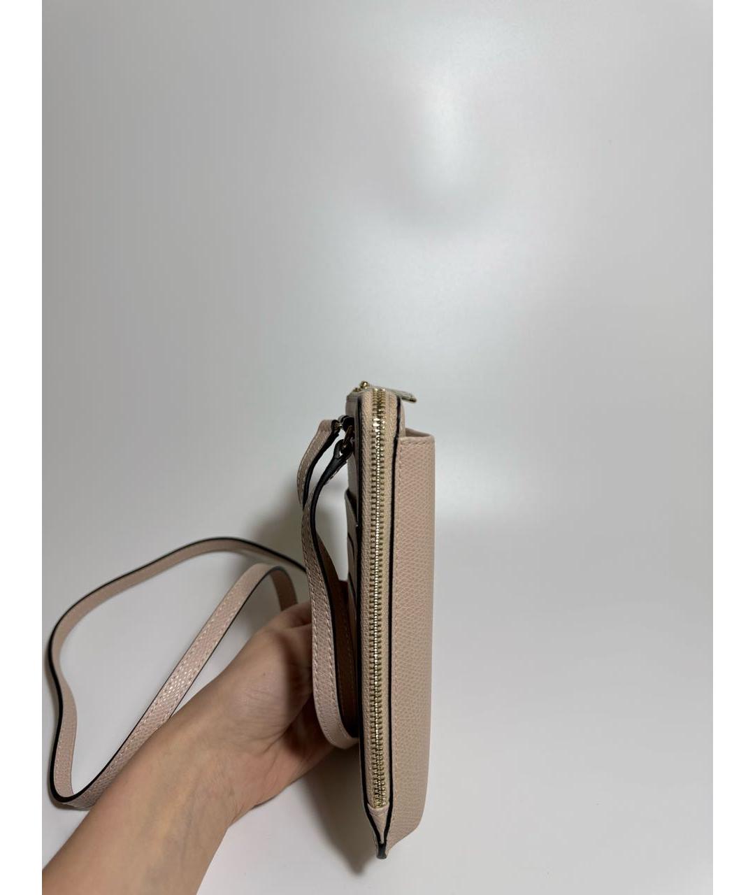 FURLA Бежевая кожаная сумка через плечо, фото 2