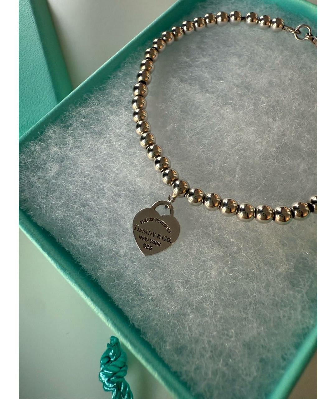 TIFFANY&CO Серебрянный серебряный браслет, фото 2