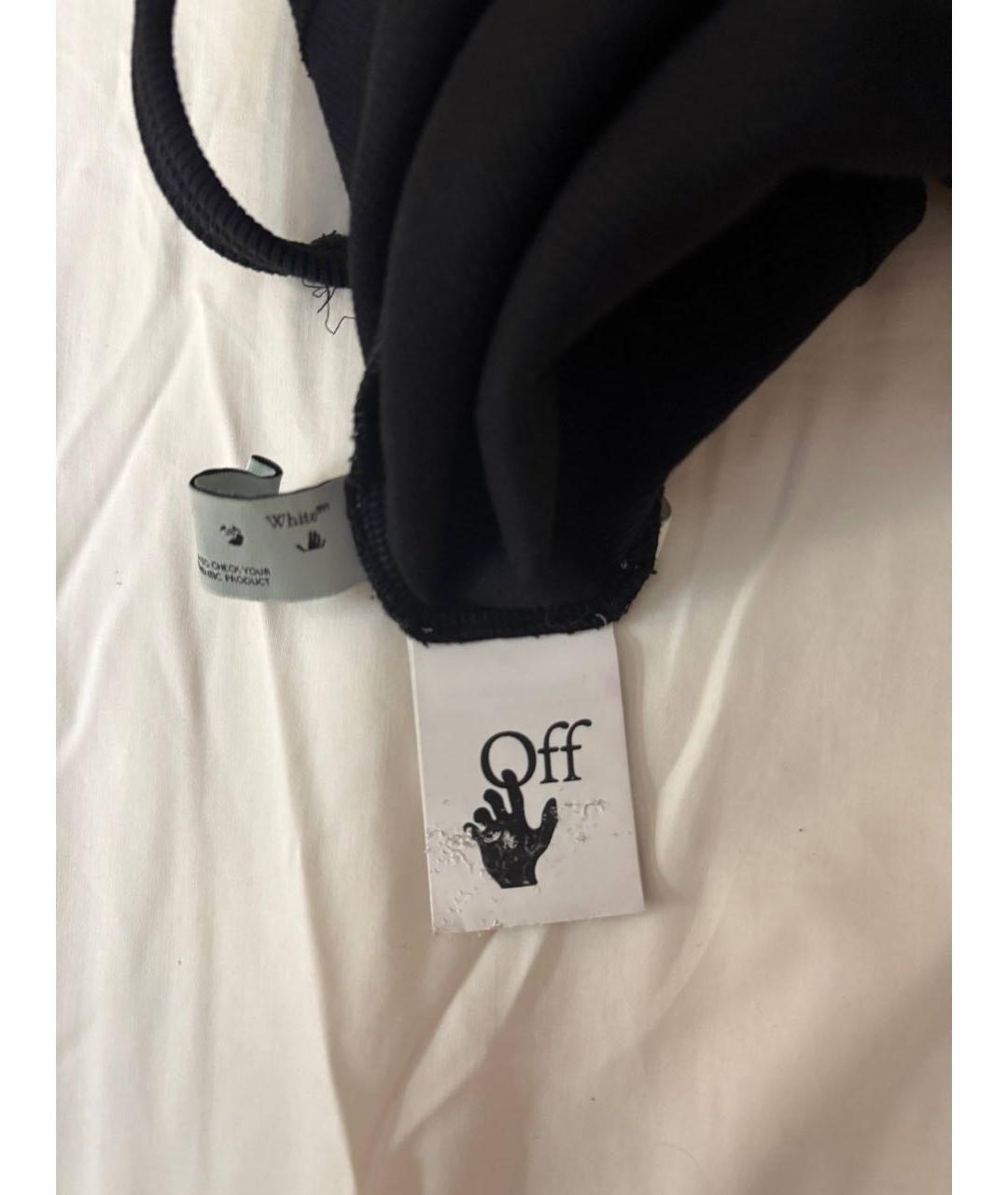 OFF-WHITE Черная хлопковая майка, фото 5