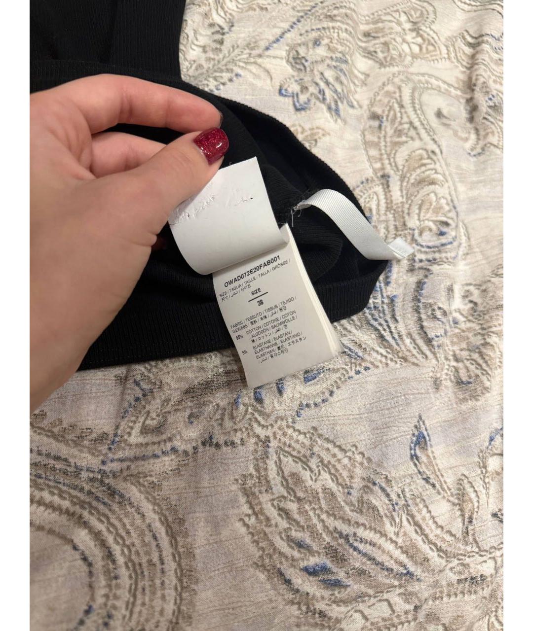 OFF-WHITE Черная хлопковая майка, фото 4