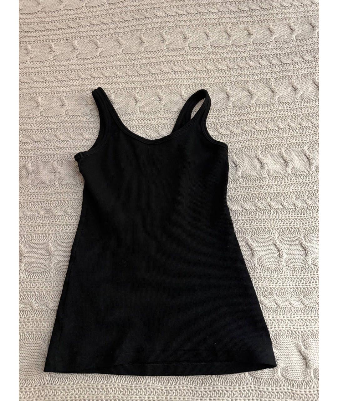 OFF-WHITE Черная хлопковая майка, фото 2