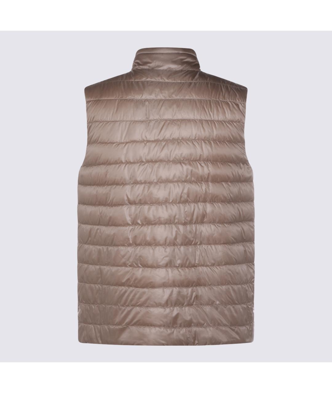 HERNO Бежевый полиамидовый жилет, фото 2