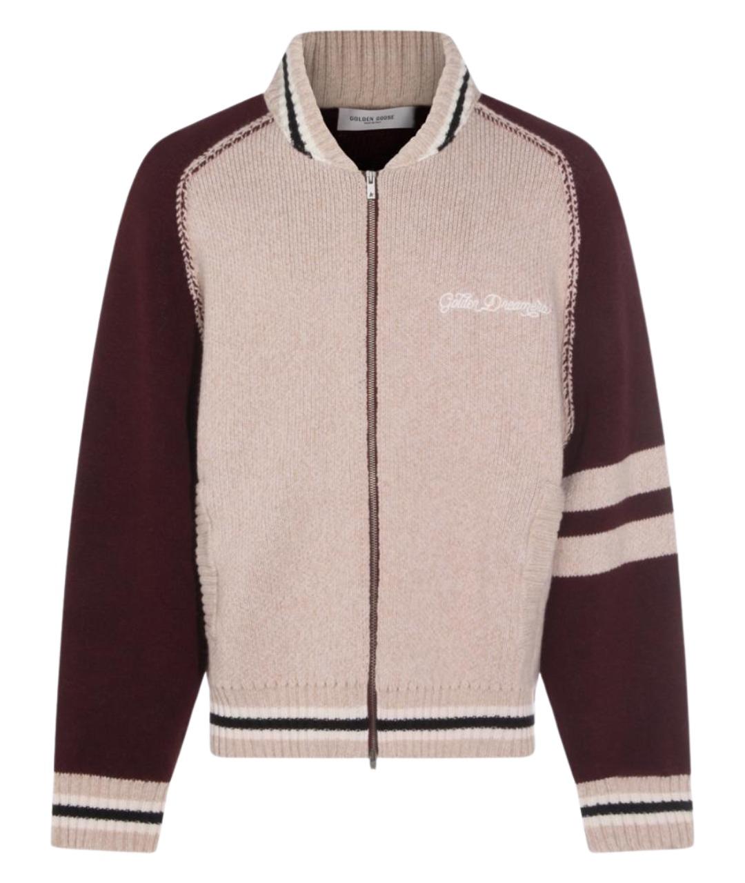 GOLDEN GOOSE DELUXE BRAND Розовая шерстяная куртка, фото 1