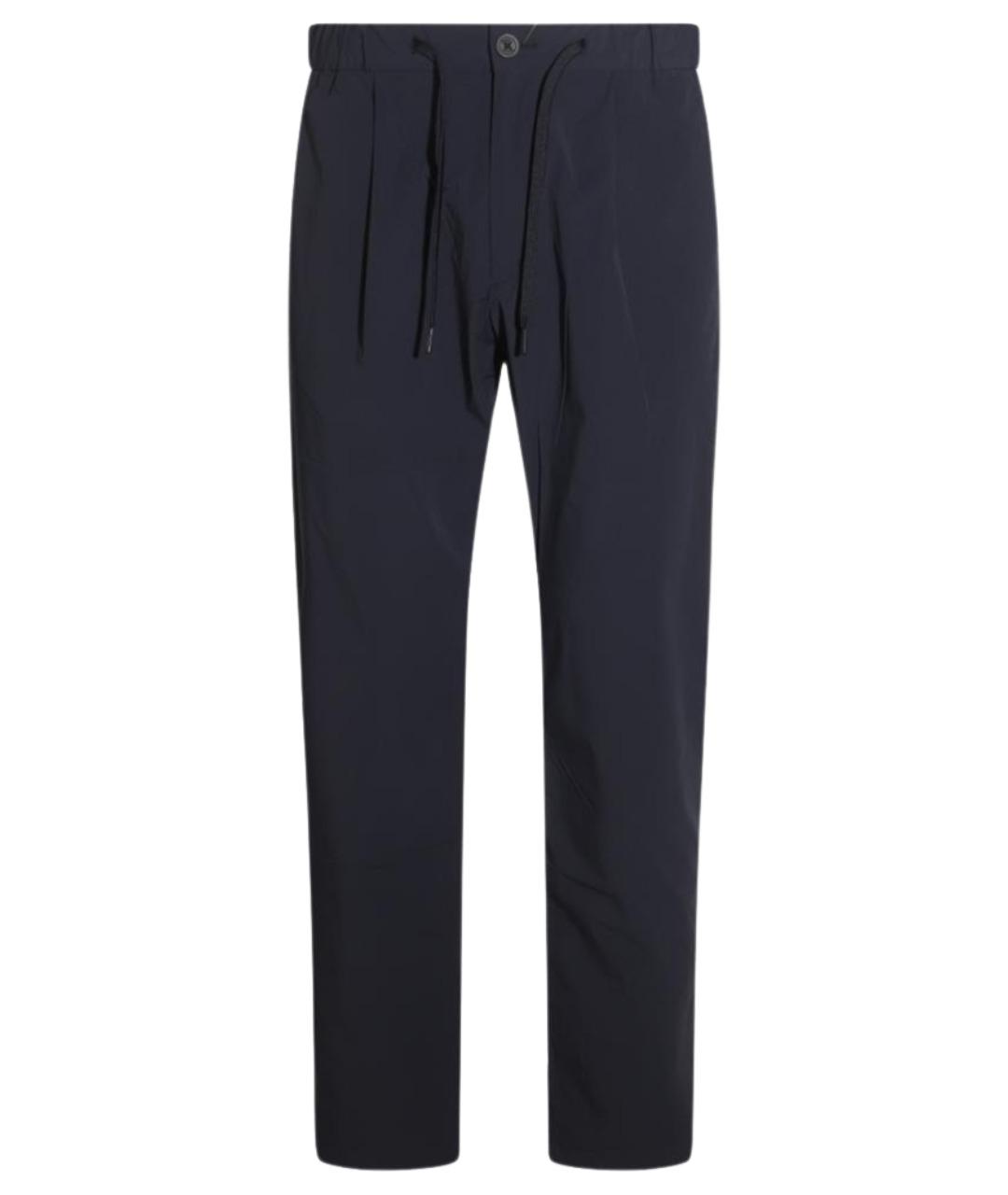 HERNO Синие полиамидовые повседневные брюки, фото 1