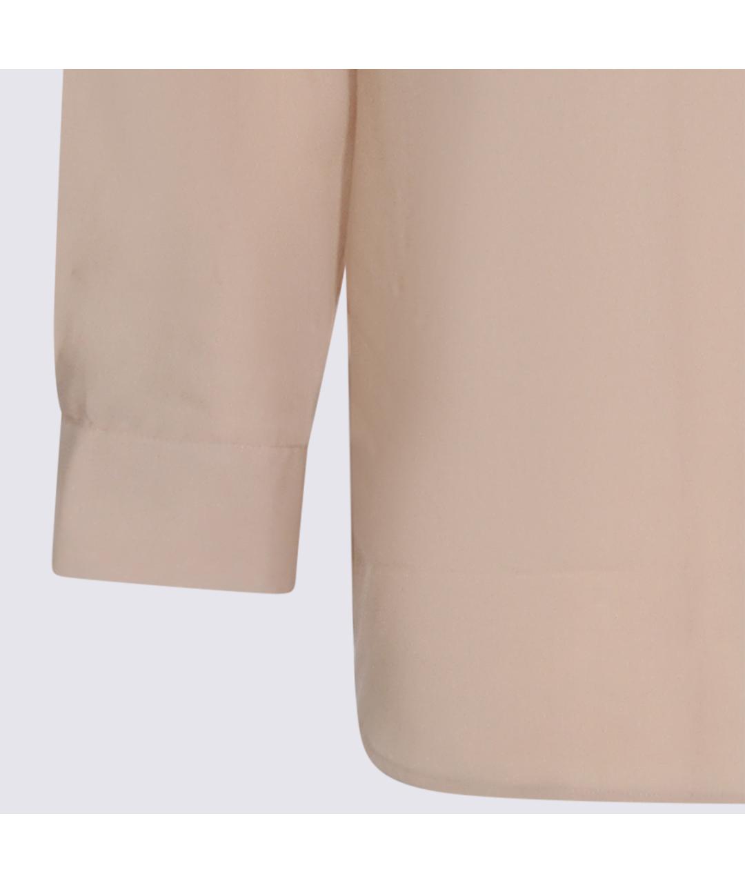 LARDINI Бежевая кэжуал рубашка, фото 4