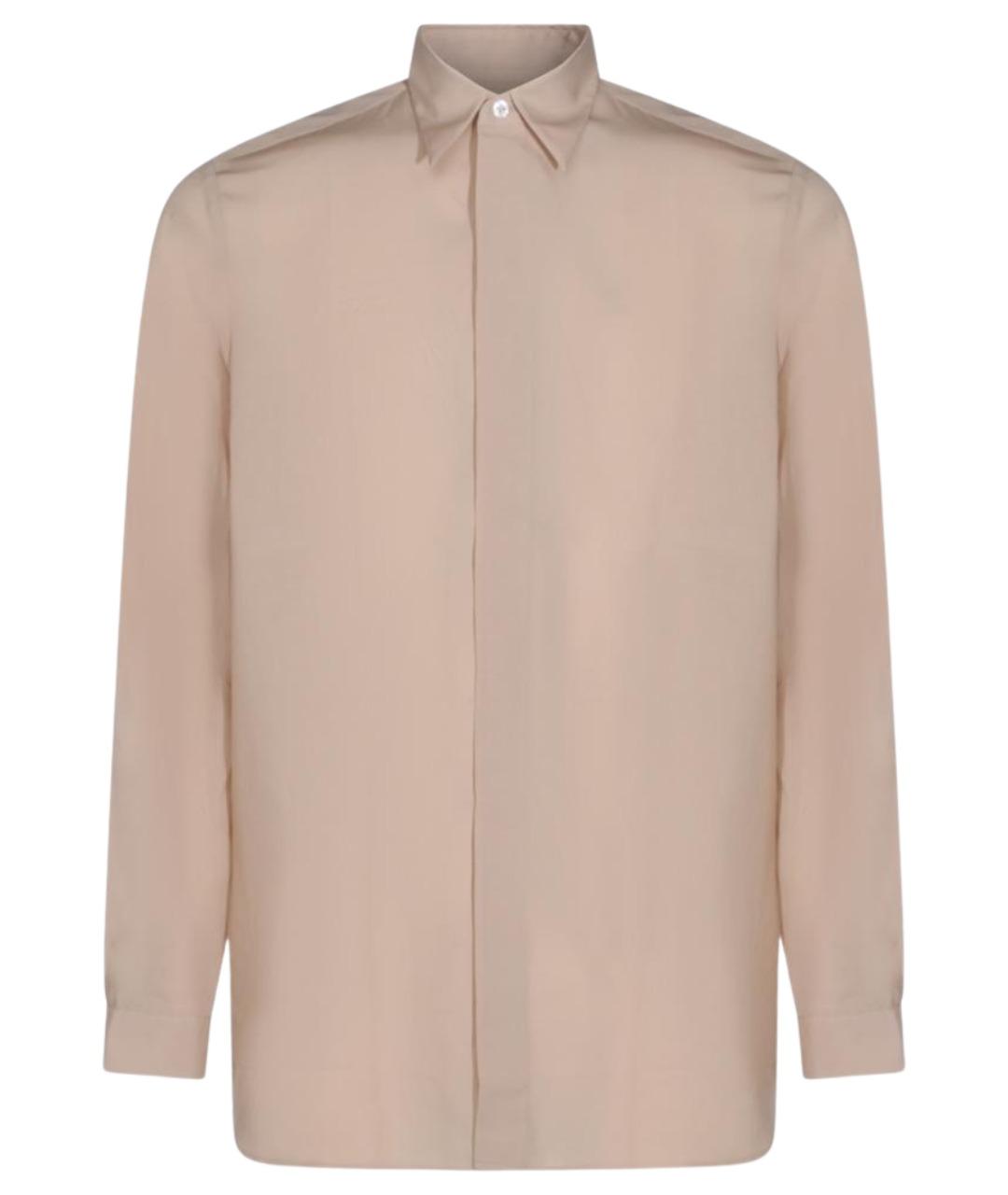 LARDINI Бежевая кэжуал рубашка, фото 1