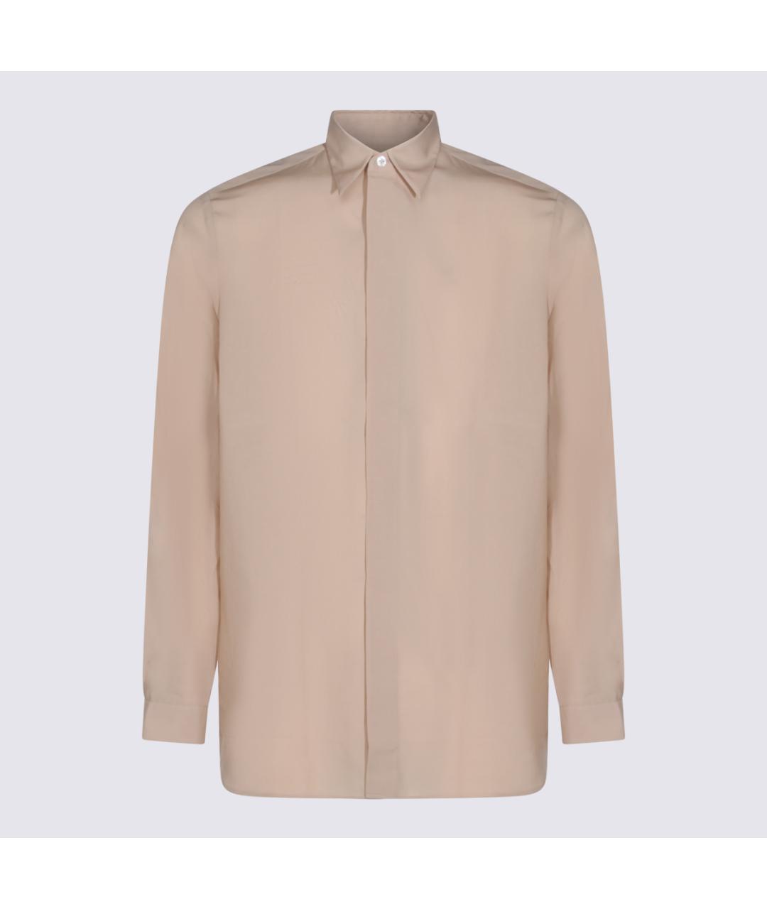 LARDINI Бежевая кэжуал рубашка, фото 5