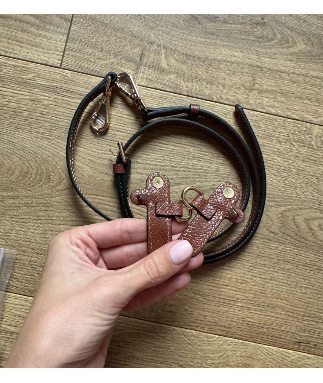 LONGCHAMP Бежевая сумка с короткими ручками, фото 6