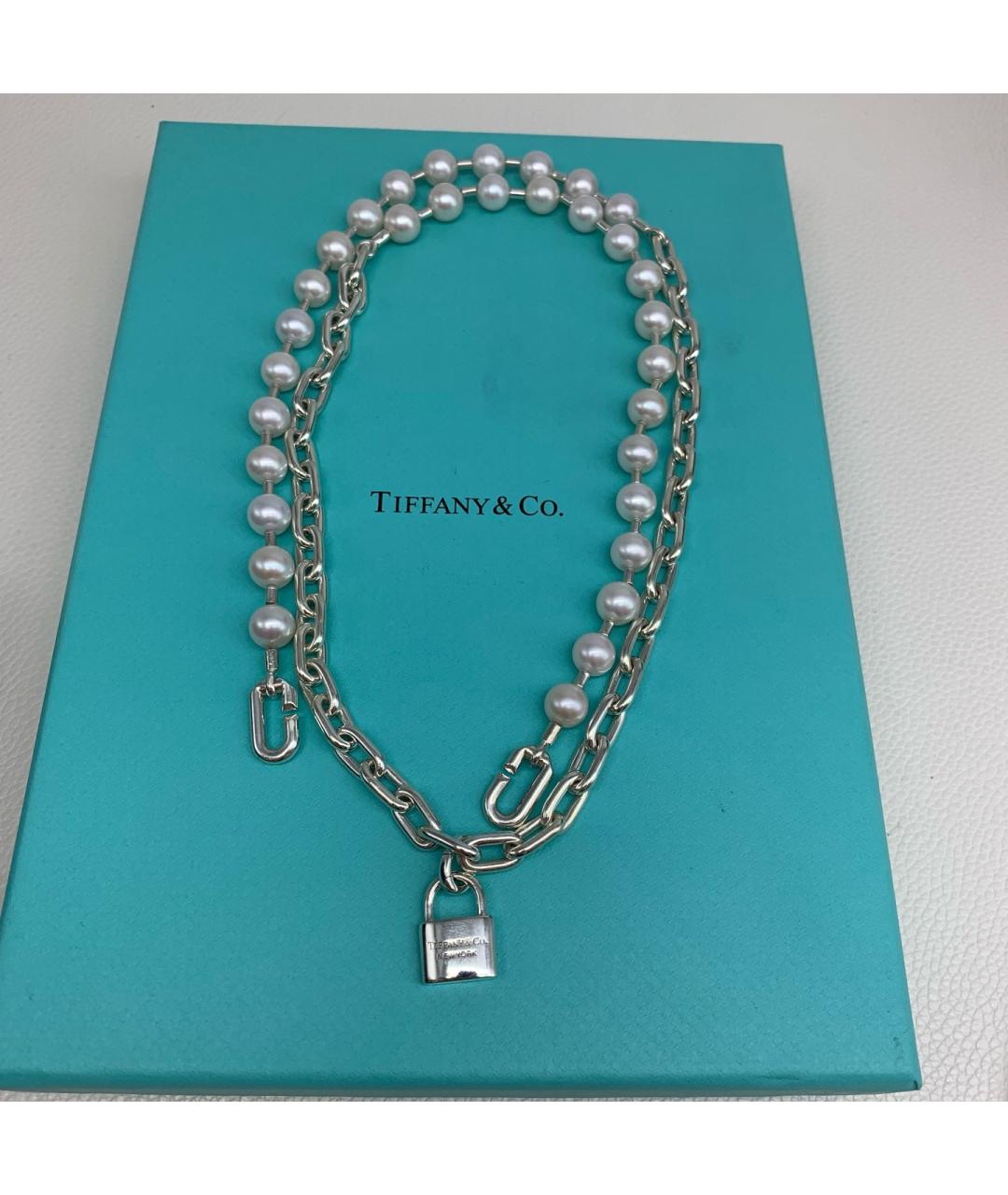 TIFFANY&CO Серебряное серебряное колье, фото 4