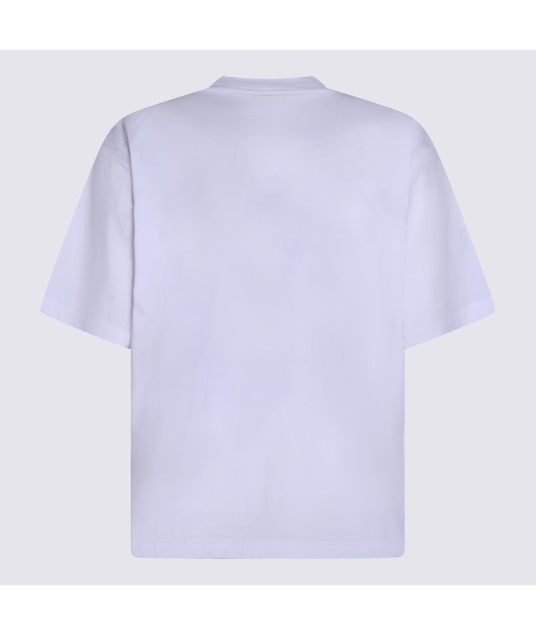 MARNI Белая хлопковая футболка, фото 2