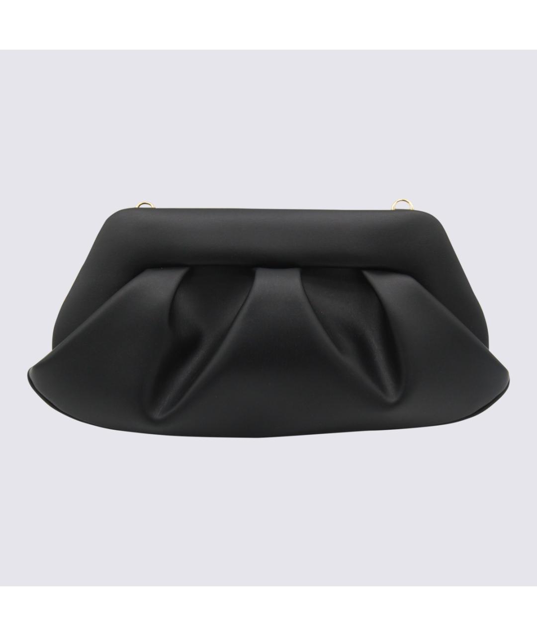 THEMOIRE Черная кожаная сумка через плечо, фото 2