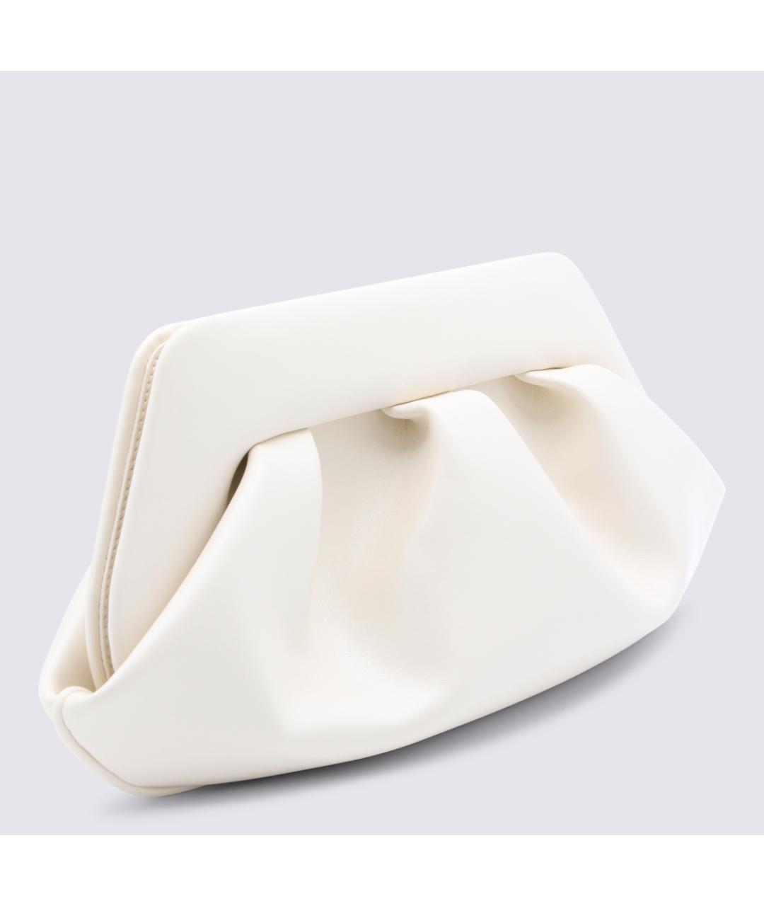 THEMOIRE Бежевая кожаная сумка через плечо, фото 3