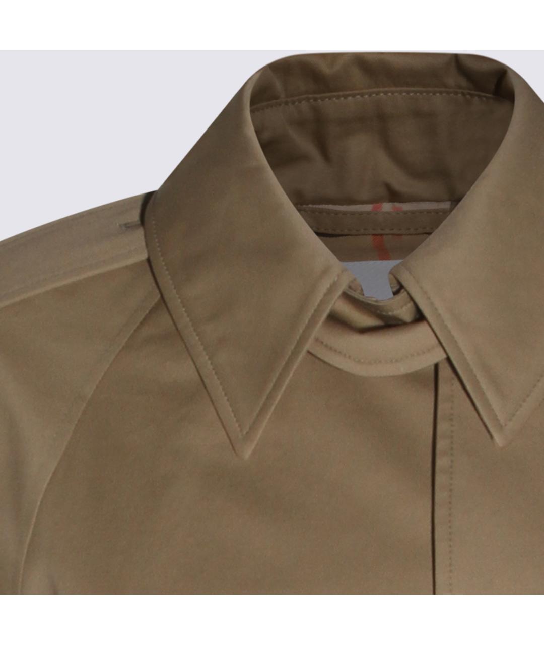 BURBERRY Бежевый хлопковый тренч/плащ, фото 3