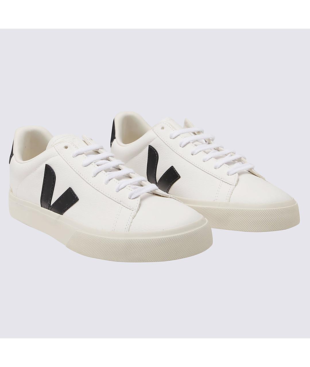 VEJA Белые кожаные низкие кроссовки / кеды, фото 2