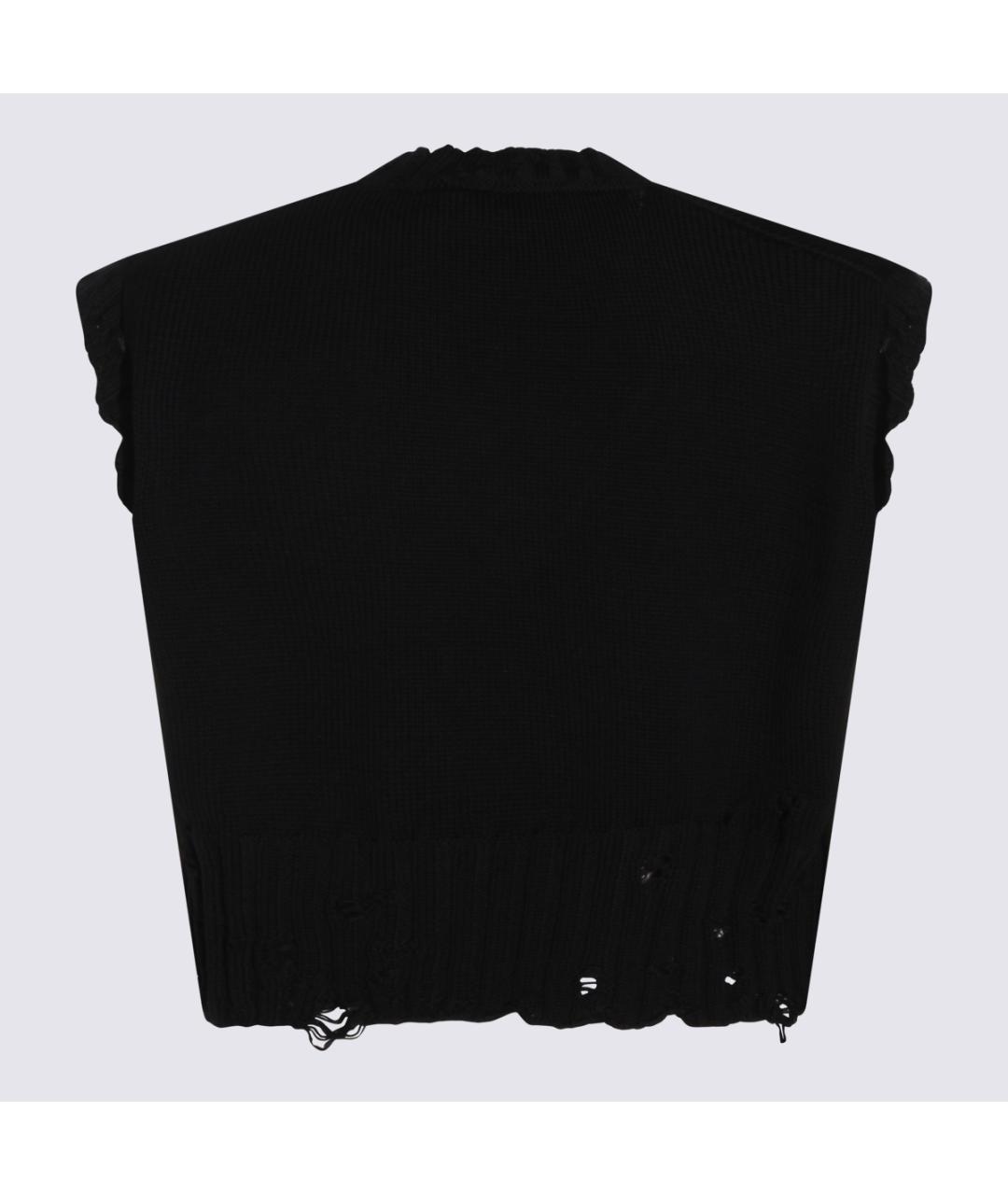 MARNI Черная хлопковая жилетка, фото 2