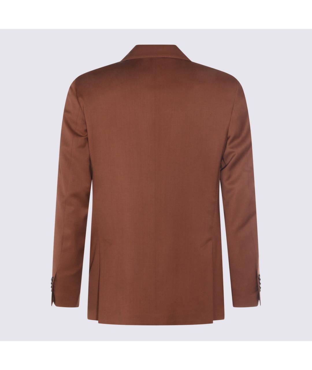 LARDINI Коричневый классический костюм, фото 3