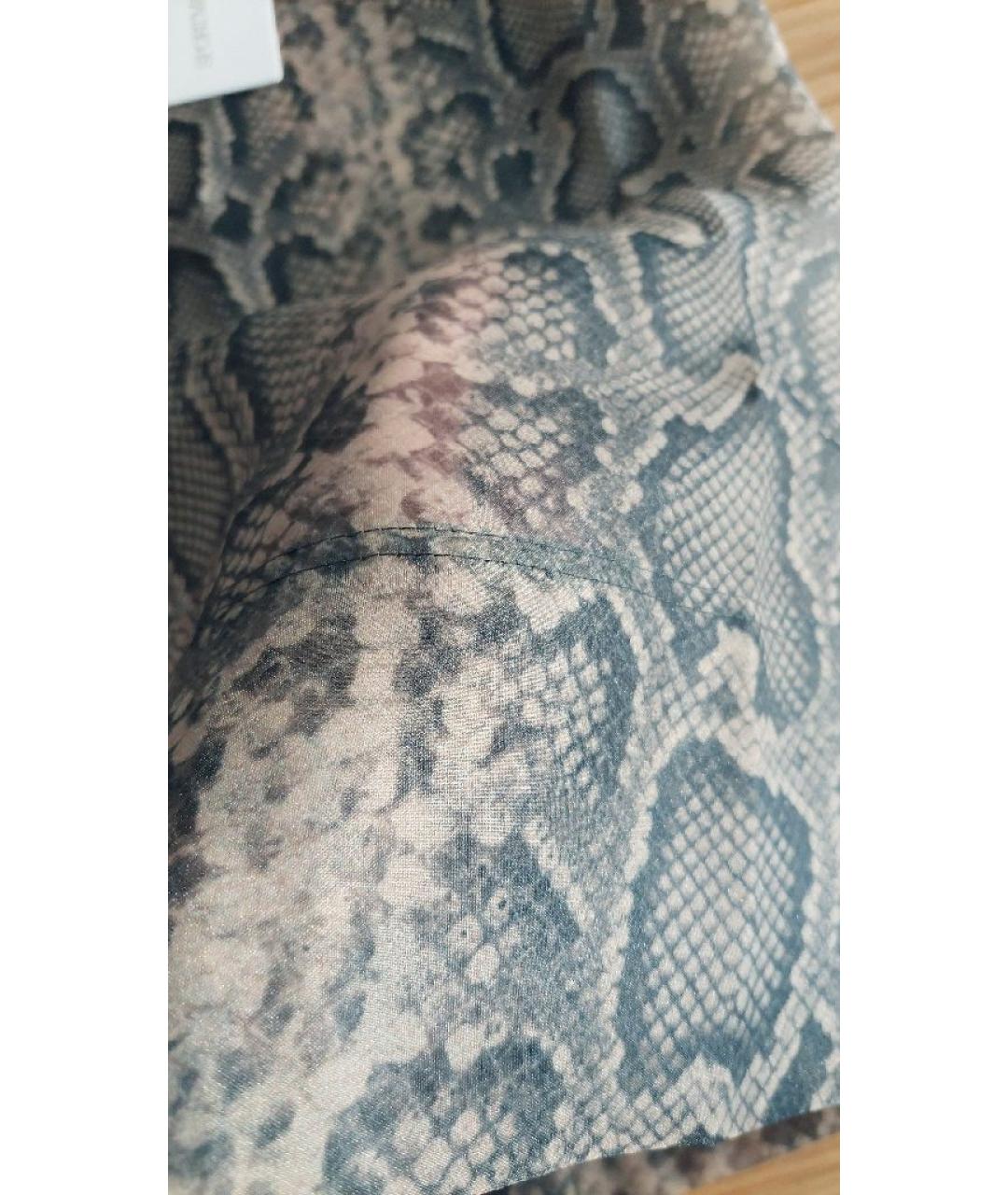 SPORTMAX Бежевая полиэстеровая юбка миди, фото 3