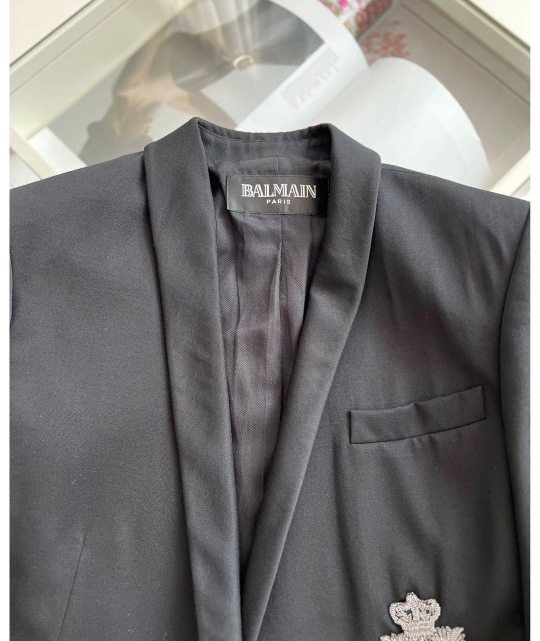 BALMAIN Черный жакет/пиджак, фото 4