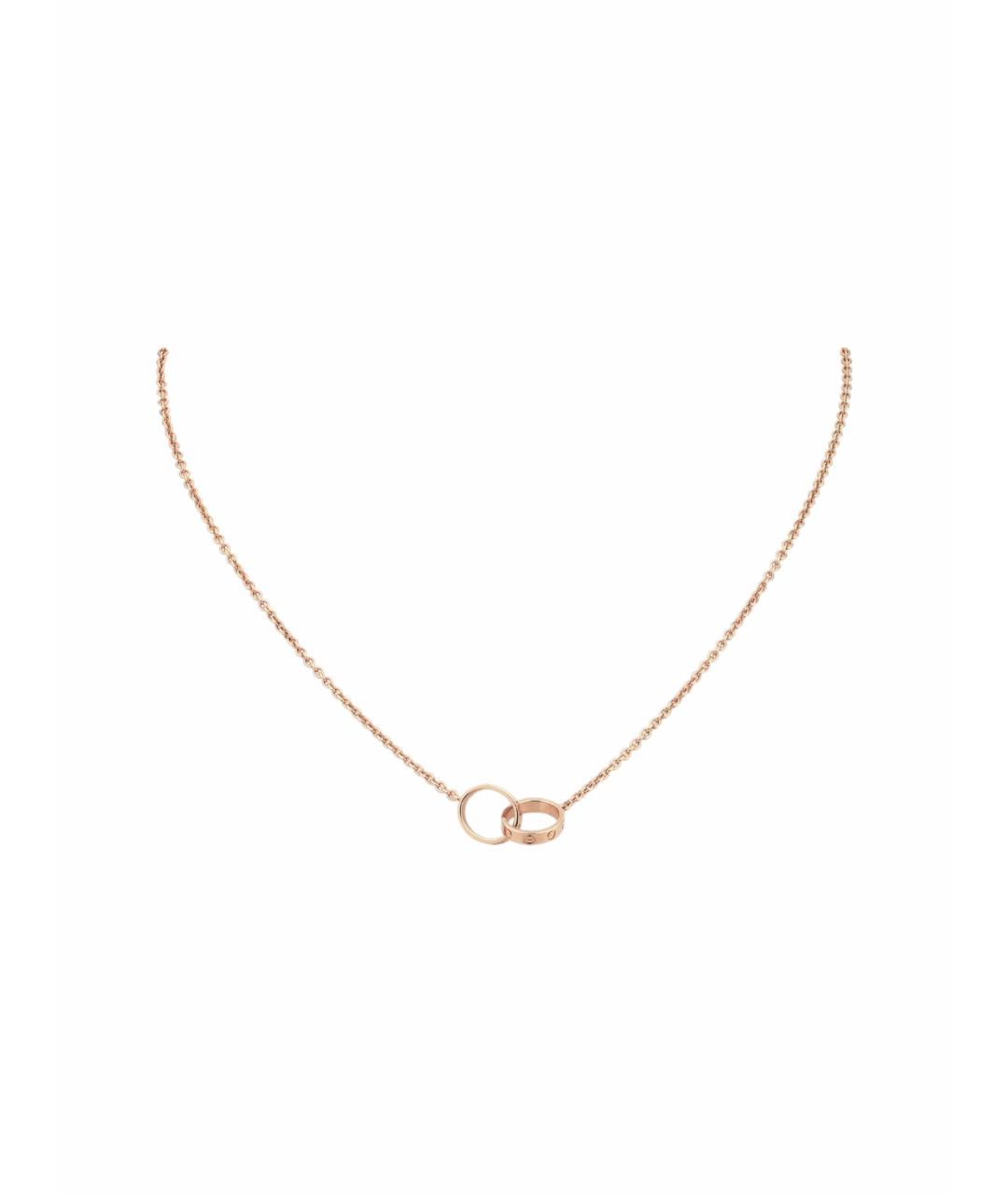 CARTIER Золотое колье из розового золота, фото 1