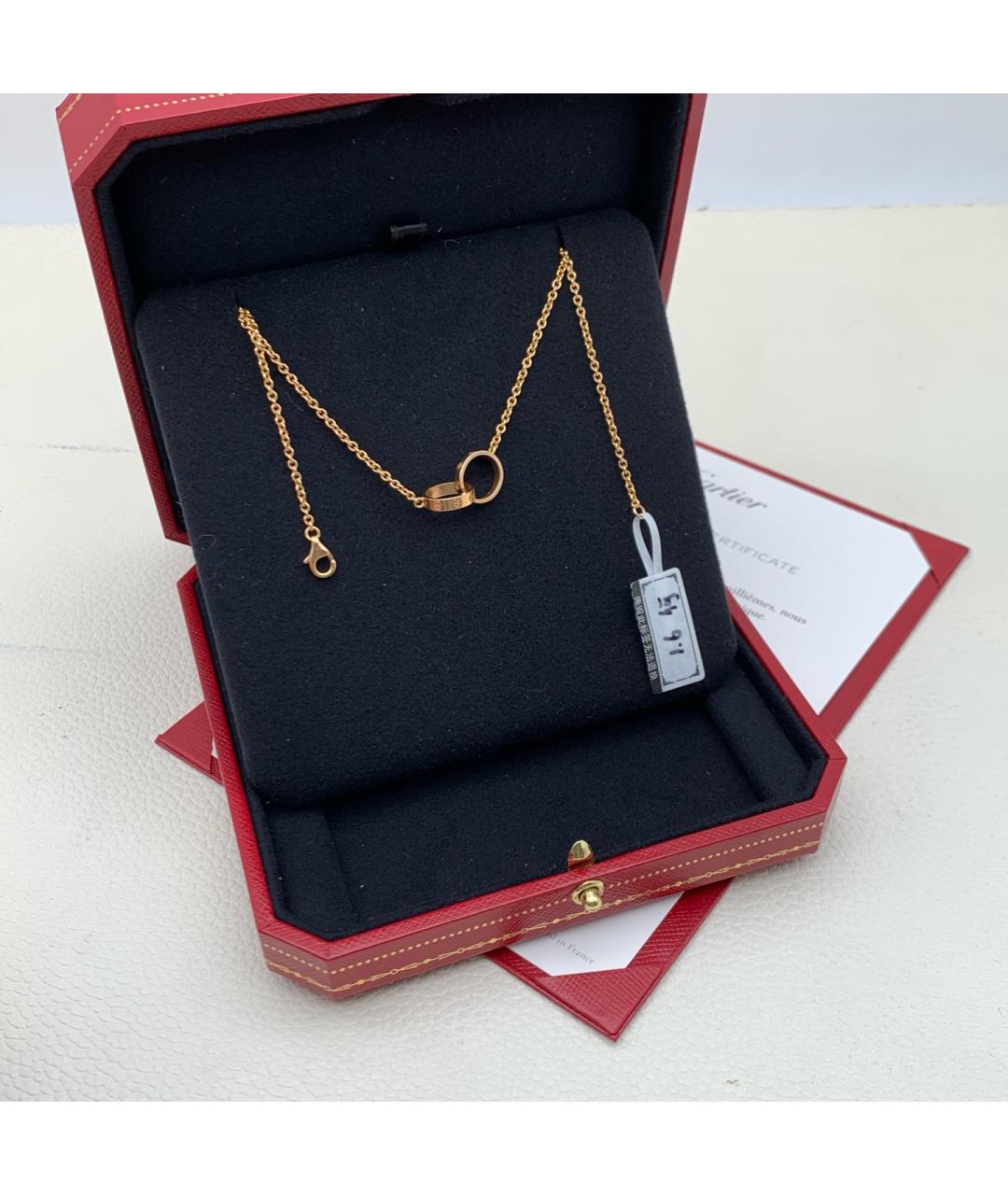 CARTIER Золотое колье из розового золота, фото 2