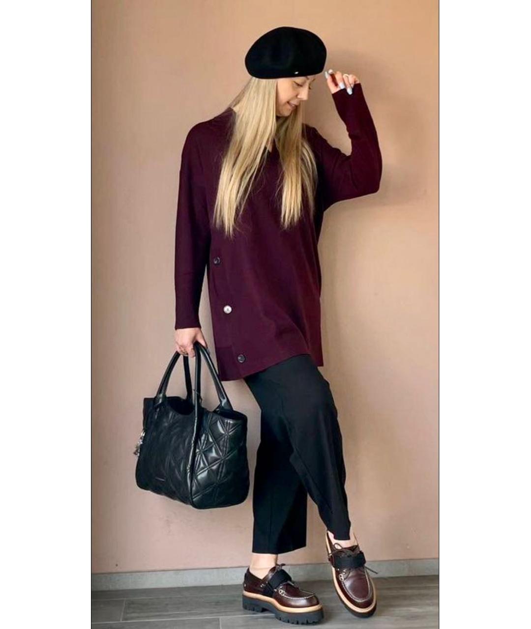 WEEKEND MAX MARA Черная шерстяная шапка, фото 6