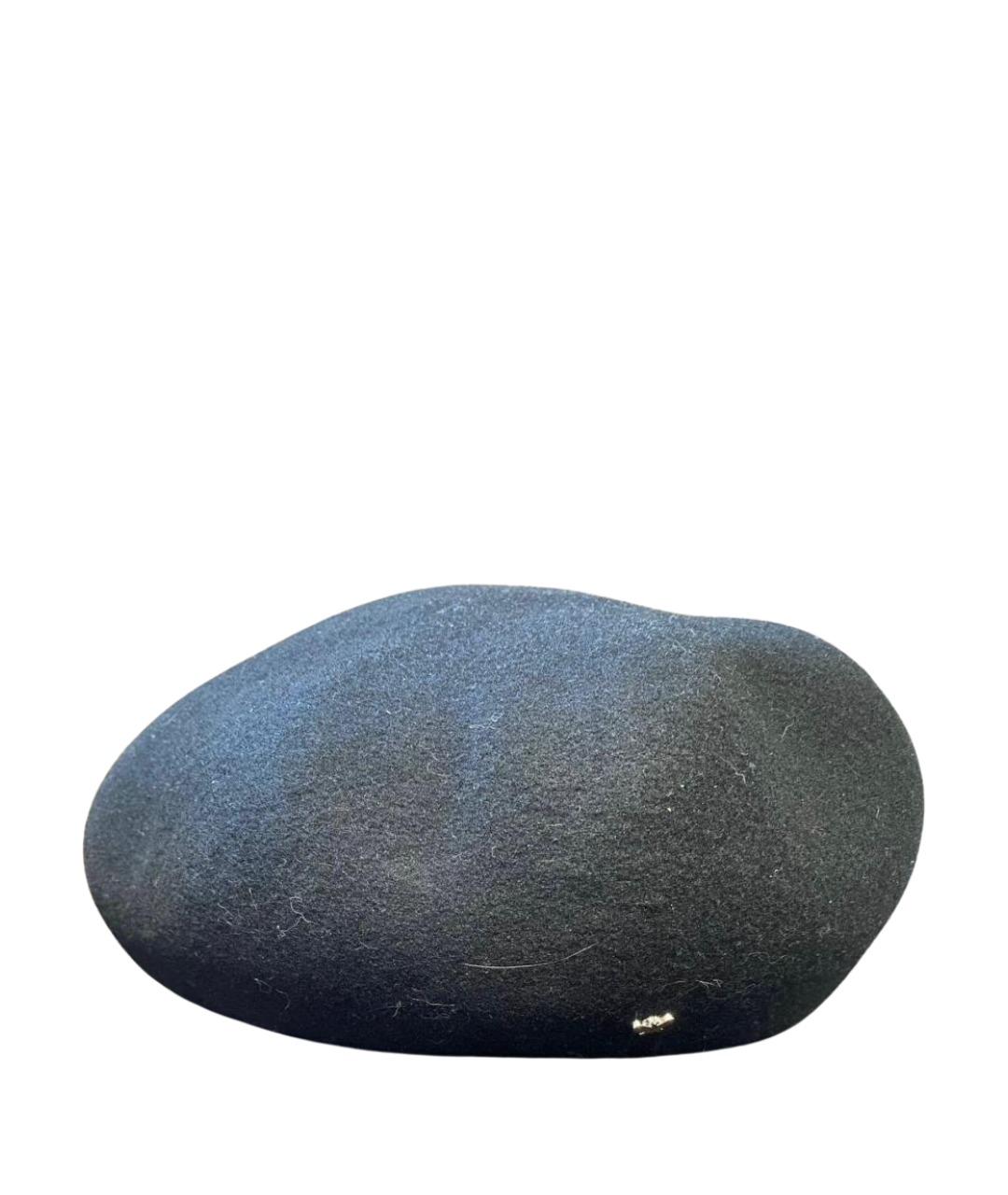 WEEKEND MAX MARA Черная шерстяная шапка, фото 1