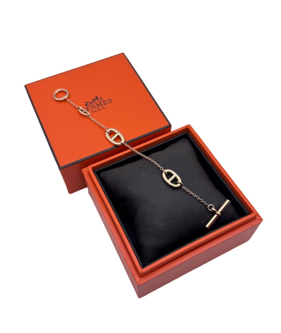 HERMES Золотой браслет из розового золота, фото 5