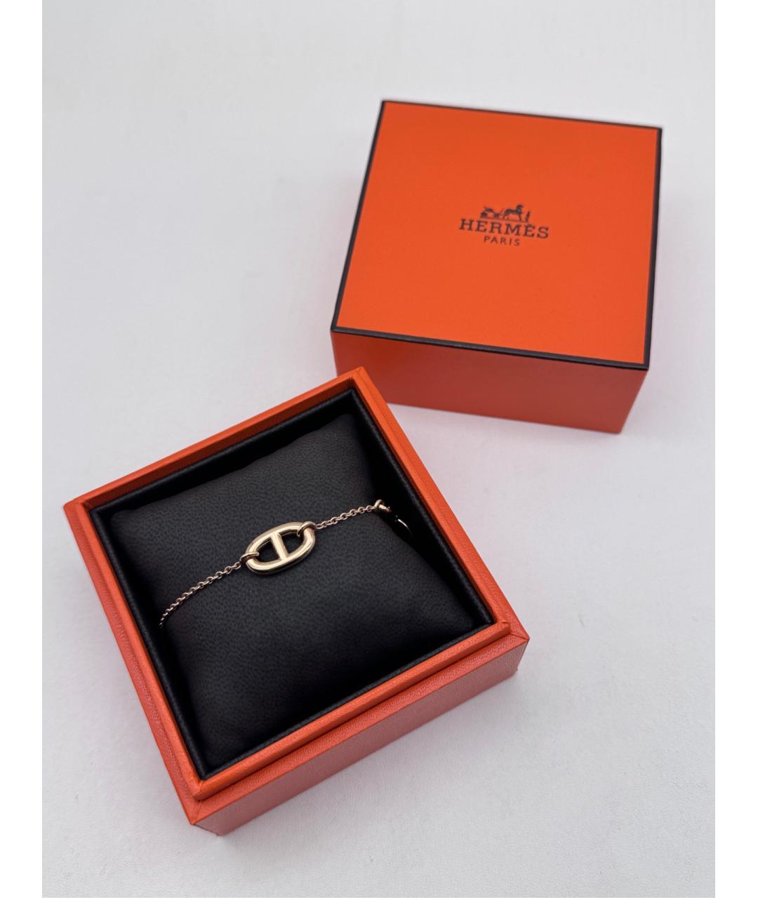 HERMES Золотой браслет из розового золота, фото 3