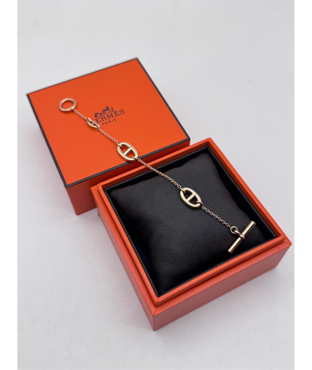 HERMES Золотой браслет из розового золота, фото 2
