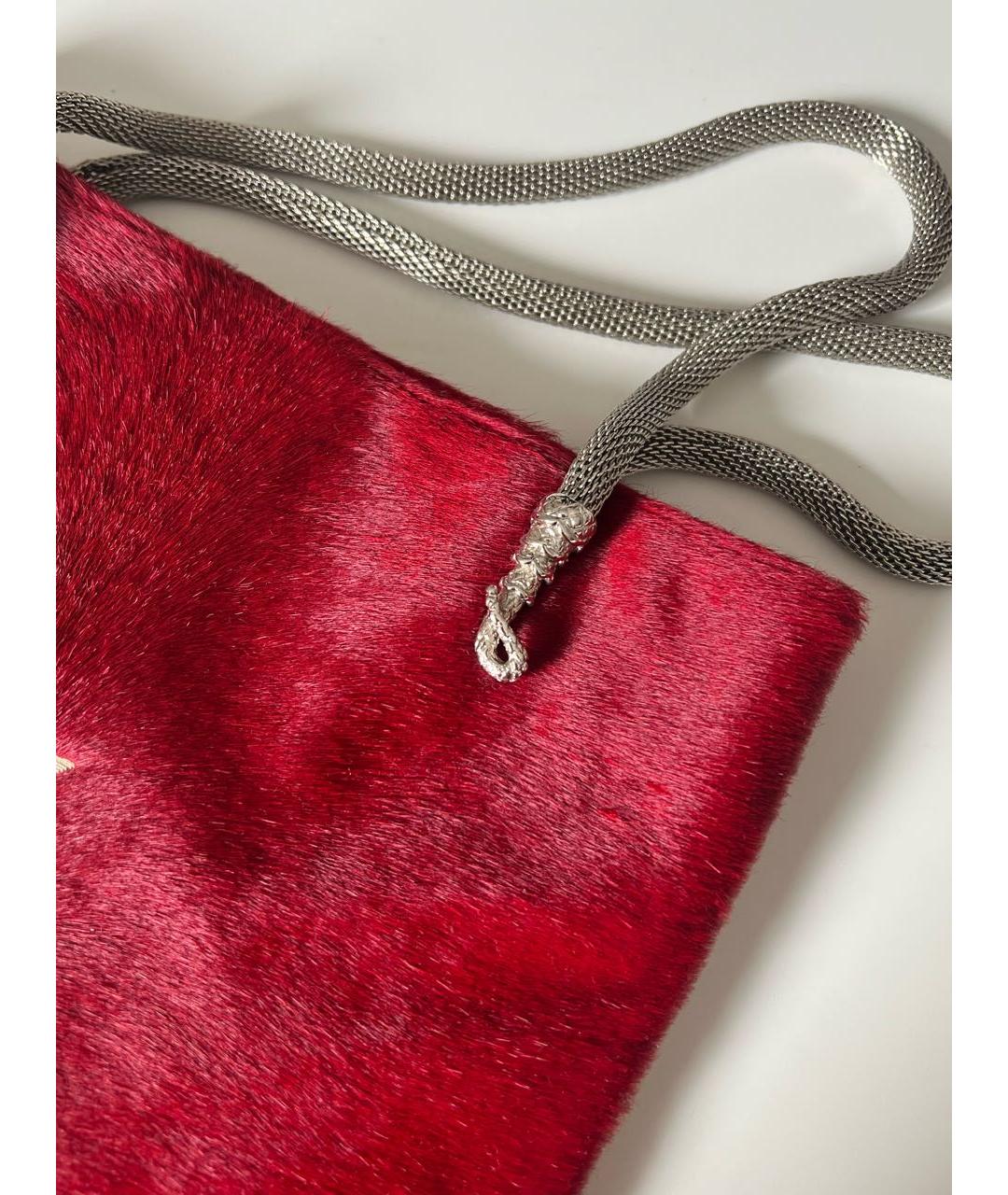 JOHN GALLIANO Красная сумка через плечо, фото 8