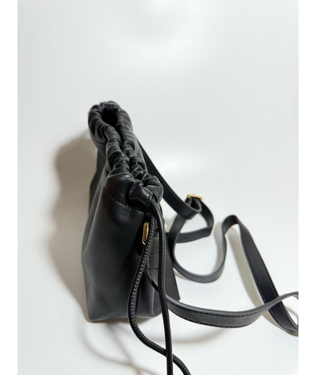 A.P.C. Черная кожаная сумка через плечо, фото 3